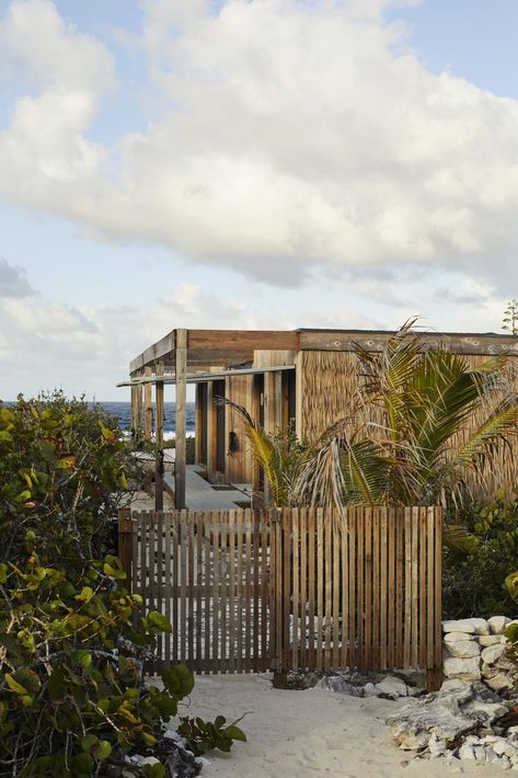 Beach Shack Exterior, Surfer Shack, Coastal Cabin, Thatched House, Beach Cabana, Contemporary Coastal, Surf Camp, Surf House, Surf Shack