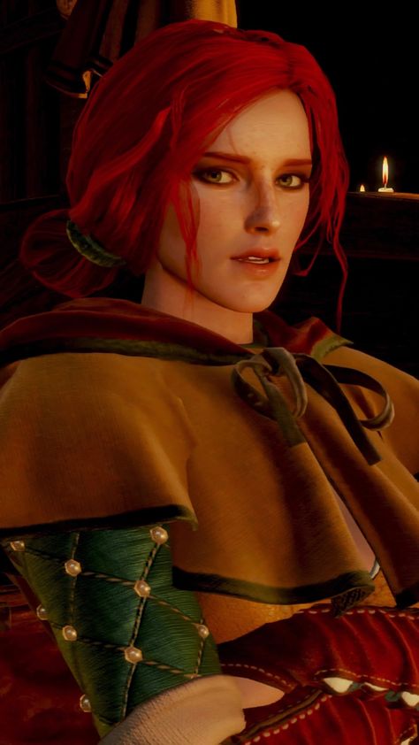 The Witcher Triss Merigold, Triss Witcher, Triss Merigold Witcher 3, The Witcher Triss, Witcher 3 Triss, Witcher Triss, Witcher 3 Art, Fantasy People, Witcher 2