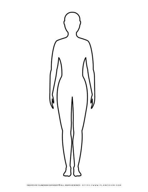 Women Body Outline Drawing, Human Body Outline, Outline Drawing Tattoo, Body Outline Drawing, Arts And Crafts Activities, Person Outline, Girl Outlines, Outline Template, Body Outline