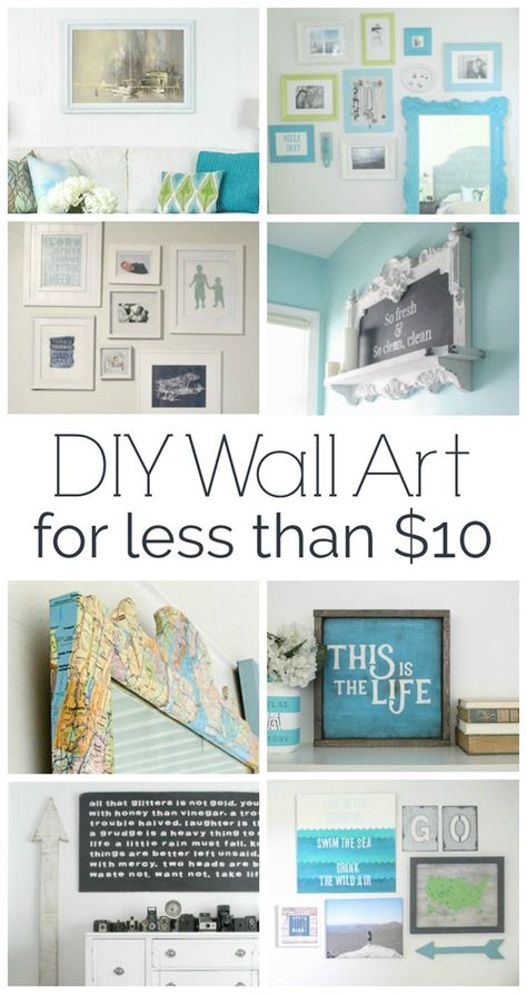 Cheap wall art ideas: DIY wall art you'll love that costs less than ten dollars Cheap Diy Wall Art, Tree Wall Art Diy, Cheap Wall Art, Cheap Wall Decor, Metal Tree Wall Art, Funky Home Decor, Organization Diy, Metal Tree, Decor Guide