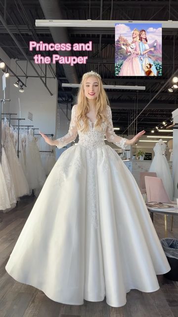 Here Comes The Bride ®️ on Instagram: "Wedding dresses inspired by Barbie movies🎀🌸💗 ~ #barbiemovies #barbie #wedding #weddingdress #weddingdresses #bridal #2023bride #2024bride #weddinginspo #weddingdressinspo" Barbie Wedding Dress Movies, Barbie Wedding Hair, Barbie Inspired Wedding Dress, Rapunzel Wedding Dress, 2023 Wedding Dresses, Rapunzel Wedding, Barbie Wedding Dress, Disney Wedding Dresses, Wedding Movies