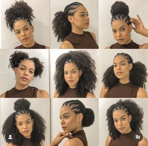 Cabello Afro Natural, Protective Hairstyles For Natural Hair, Quick Natural Hair Styles, Curly Hair Styles Easy, Hairdos For Curly Hair, Natural Curls Hairstyles, Natural Hair Styles Easy, Natural Hair Updo, Penteado Cabelo Curto