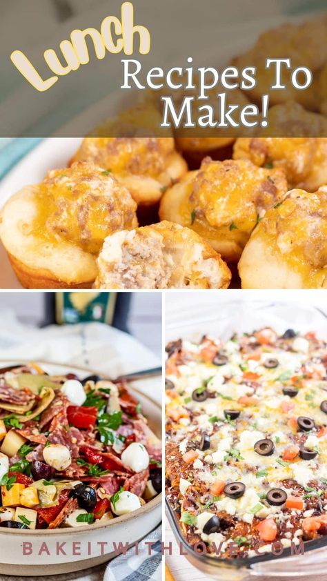 My luncheon menu ideas are perfect for baby showers, engagement parties, ladies' luncheons, company lunches, and more! If you're hosting a group of people for any occasion, these easy and delicious crowd-pleasing recipes are just what you need! There are appetizers, side dishes, main courses, and desserts to choose from, so you can plan the whole menu! BakeItWithLove.com #luncheon #potluck #dishes #easyrecipes Light Luncheon Menu Ladies Lunch, Luncheon Ideas Ladies Lunch, Luncheon Food Ideas, Ladies Luncheon Ideas, Ladies Luncheon Menu Ideas, Luncheon Menu Ideas, Lunch Party Menu, Recipes For Hosting, Luncheon Recipes