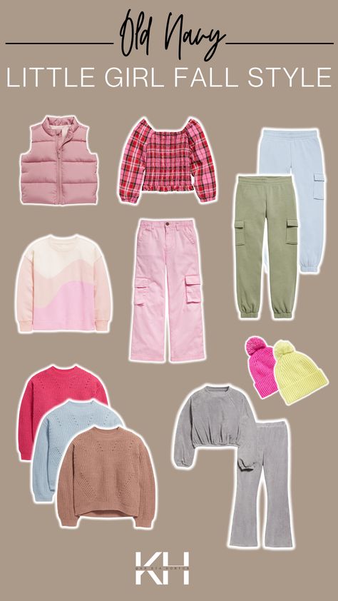 Looking for cute girls fall outfits that are affordable and trendy?  Check out these girls fall style finds from Old Navy!  Your little girl will love these trendy kids outfit pieces!  Shop my favorite kids fall fashion, fall outfits for girls, trendy kids outfits and Old Navy kids outfits here! Girls Fall Outfits 2024, Girls Fall Fashion 2024, Cute Fall Outfits For Girls 10-12, Preteen Girls Fashion Outfits, Kids Fall Fashion, Ar Fashion, Kindergarten Outfit, Kids Fall Outfits, Girls Fall Fashion