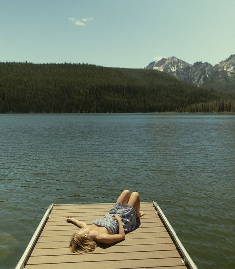 oh to be sitting on a dock at a pretty lake with your dog 🐟 Dock Ideas Lakeside Pictures, Dock Ideas Lakeside, Dock Photoshoot, Pretty Lake, Dock Ideas, Fishing Shorts, Professional Pictures, Short Story, Senior Year