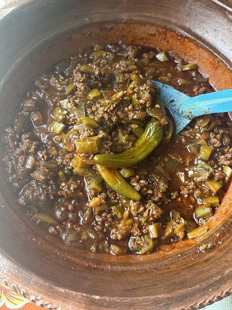 Picadillo Con Nopales-Beef with Cactus and Green Chile Ancho Sauce, Nopales Recipe, Mexican Picadillo, Cuban Cuisine, Recipes Authentic, Ground Beef Tacos, Shredded Beef, Tacos Beef, Green Chile