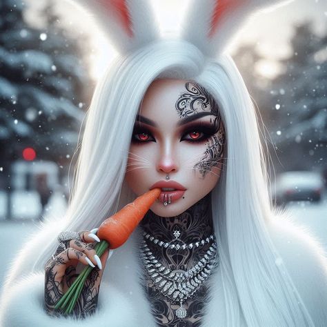 @dirtythoughts.ma theme: snow bunny Bunny Woman, Rabbit Woman, Staff Anime, Bunny Aesthetic, Chrissy Costanza, Bunny Girls, Bunny Tattoos, Pink Wallpaper Girly, Snow Bunny