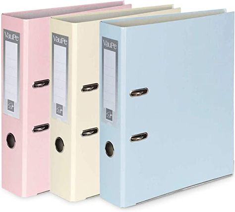 Lever Arch Files, School Suplies, Office Organisation, School Folders, School Binder, Document Storage, Stabilo Boss, Original Pastel, School Accessories