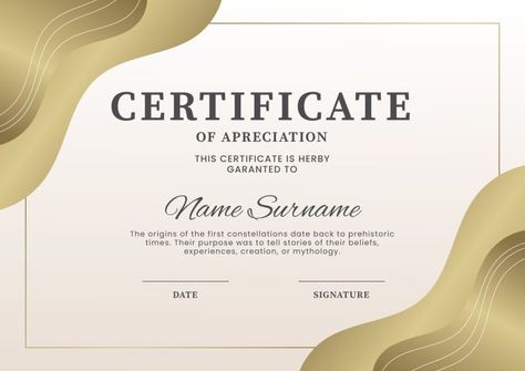 Gradient Waves Luxury Appreciation Certificate Appreciation Certificate, Menu Maker, Presentation Maker, Invitation Maker, Certificate Of Appreciation, Photo Collage Maker, Sticker Maker, Background Remover, Brand Kit