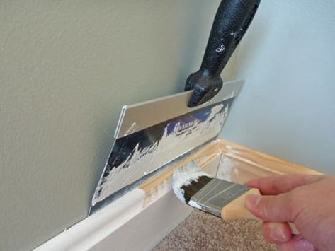 12 Tips and Hacks that Make Painting Cleanup Easy | Apartment Therapy How To Paint Trim, Renovation Hacks, Bob Villa, Paint Trim, Painting Hacks, Renovation Tips, Diy Projektit, House Tips, Hemma Diy