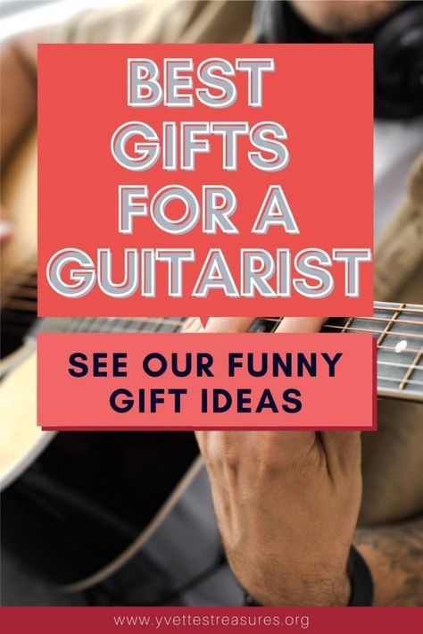 36 Best Gifts For A Guitarist - Best Online Gift Store. Awesome gifts for the guitar lover from practical to down right funny! Birthday Gifts For Guitar Players, Gift For Musician Boyfriend, Guitar Lover Gifts For Him, Music Gifts For Guys, Gift Idea For Musician, Diy Gifts For Guitar Players, Musician Boyfriend Gifts, Music Lover Gifts For Him, Gifts For A Guitar Player