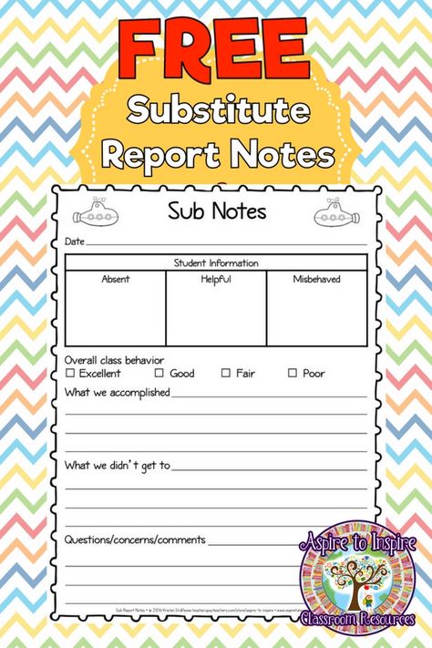 Get Quick, Easy, and Need-to-Know Substitute Teacher Feedback Sub Report Form Substitute Teacher, Substitute Teacher Note For Teacher, Notes From Substitute Teacher, Substitute Teacher Feedback Form, Substitute Report Form, Substitute Letter From Teacher, A Note From The Substitute Teacher, Substitute Teacher Worksheets, Substitute Teacher End Of Day Report