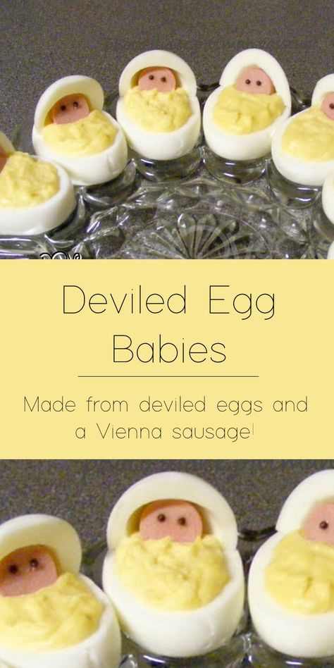 Baby Shower Appetizers, Baby Shower Finger Foods, Shower Appetizers, Devilled Eggs Recipe Best, Baby Shower Snacks, Fest Mad, Eggs For Baby, Decorações Com Comidas, Baby Shower Treats