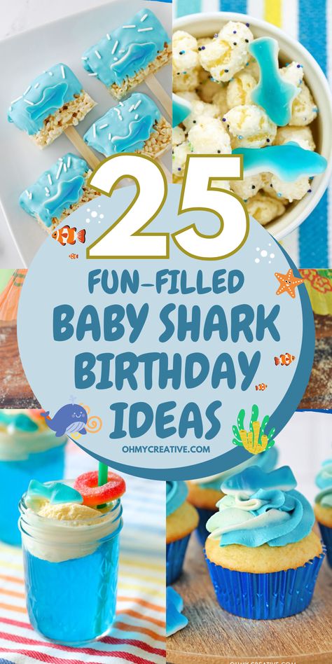 As you go on planning this fin-tastic celebration, let your imagination swim with ideas that will make the day truly special. From fun underwater themes to playful activities and delicious treats, these 25 Baby Shark Birthday Ideas will help you create a magical event that captures the spirit of the song. Dive into this guide for simple and enjoyable suggestions to make your baby shark birthday bash a splash hit! #BabySharkBirthday #BabySharkParty Diy Shark Birthday Decorations, Shark Theme First Birthday, Shark Second Birthday Party, Baby Shark Birthday Party Food, Baby Shark Birthday Food Ideas, Baby Shark Food Ideas For Party, Pink Baby Shark Birthday Party, Diy Baby Shark Birthday Party, Baby Shark 2nd Birthday Party Boy