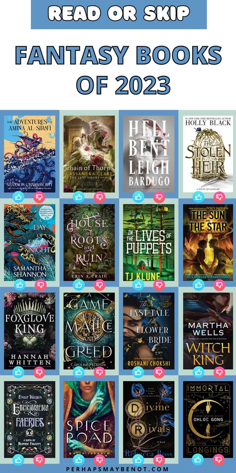 Here are 39 of the most exciting fantasy books published in 2023. Which ones would you recommend reading and which would you skip? #books #bestbooks #fantasy 2023 Fantasy Book Releases, Wattpad Fantasy Books, Fantasy Books 2023, Best Books To Read 2023, Fantasy Books Recommendations, Book Suggestions Reading Lists, Fantasy Book Recommendations, Best Fantasy Books, Fantasy Romance Book