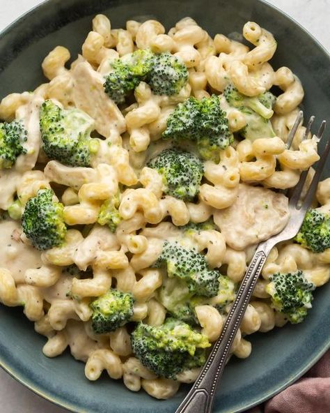 Ashley | Easy Family Meals on Instagram: "I know, it’s kind of old school 💁‍♀️👇 • But this is an IMAGE of Chicken Broccoli Alfredo. It’s pretty wild. All still and serene 🤣 I love using Cavatappi pasta for this recipe (it’s fun!). Pair it with sliced chicken, creamy garlic-parm sauce and broccoli 💥 Grab the recipe at the link in my profile @thereciperebel 👈👈 https://www.thereciperebel.com/chicken-broccoli-alfredo/ #alfredo #alfredopasta #pastarecipe #pastarecipes #easydinner #easymeals #di Chicken Spaghetti Recipe Crockpot, Cavatappi Pasta, Crockpot Chicken Spaghetti, Shredded Chicken Crockpot, Spicy Baked Chicken, Broccoli Pasta Recipe, Easy Shredded Chicken, Baked Pesto Chicken, Slow Cooker Creamy Chicken