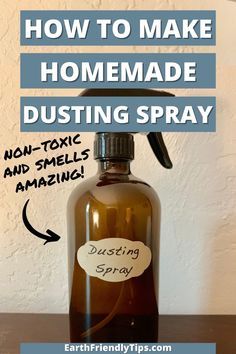 Natural Dusting Spray, Dusting Solution, Homemade Dusting Spray, Diy Cleaning Spray, Natural Cleaner, Dusting Spray, Homemade Cleaning Supplies, Wood Cleaner, Eco Friendly Cleaning Products