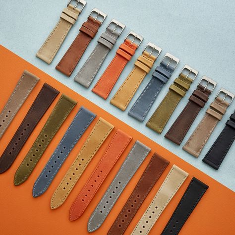 Hodinkee brings the rich hues of the Southwest to its Sedona watch strap collection. High-end French calfskin designed for every occasion. Watch Strap Photography, Watch Branding, Watches Straps, Watch Strap Design, Wood Watch Box, Custom Strap, Watch Bracelet, Leather Watch Strap, Watch Straps