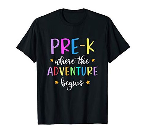 Back To School Teacher Shirts, Teachers Shirt, Teacher Preschool, Prek Teacher, Pre K Teacher, Advent Calendars For Kids, Adventurous Women, The Adventure Begins, Teacher Design