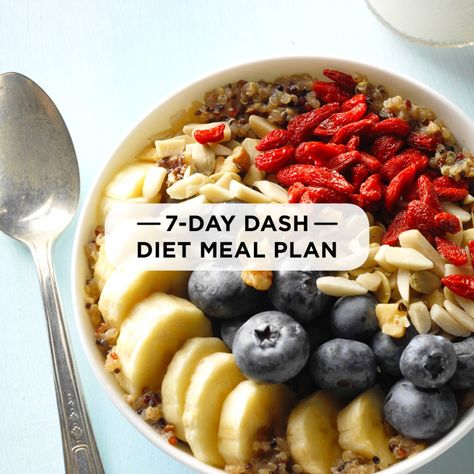 Dash Diet Plan, 1200 Calorie Diet Meal Plans, Dash Diet Meal Plan, Dash Recipe, High Blood Pressure Diet, Dash Diet Recipes, Hypertension Diet, 7 Day Meal Plan, Ketogenic Diet Meal Plan