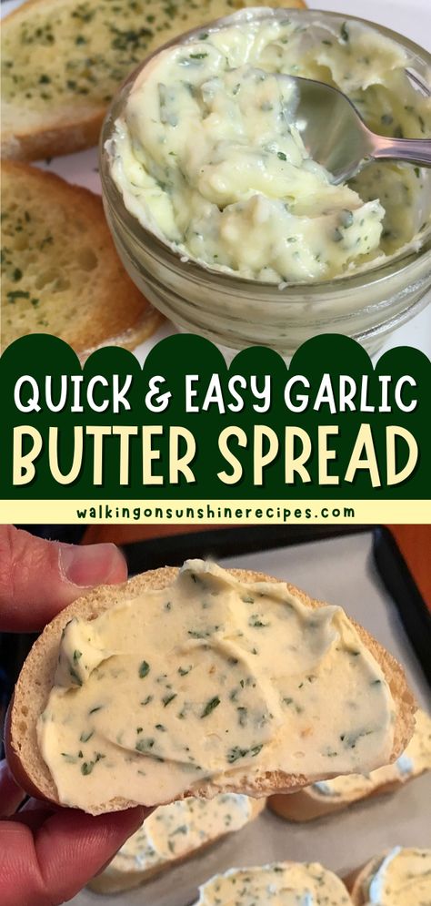 Easy Garlic Butter For Bread, Easy Flavored Butter, Butter Dip For Bread, Different Butter Recipes, Easy Dip For Bread, Butter For Sourdough Bread, Restaurant Style Garlic Bread, Diy Garlic Butter For Bread, Garlic Butter Mix For Bread