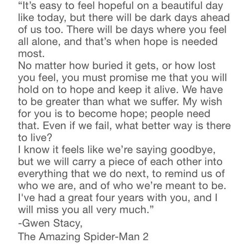 gwen stacy quotes graduation speech | Gwen Stacy’s Graduation Speech | Life of a Wallflower Speech On Friendship, Graduation Farewell Quotes, Emotional Graduation Speech, Inspirational Speeches About Life, Elocution Speech, Farewell Speech For Seniors, Gwen Stacy Quotes, Graduation Speech Ideas Inspiration, Speech About Friendship