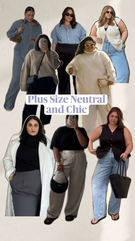 Light neutrals with subtle pops of blue for a fresh, timeless look. #NeutralStyle #EffortlessFashion #LightNeutrals #MinimalChic #PopOfColor #TimelessStyle #PlusSizeStyle #SizeInclusiveStyle Chic Outfits Plus Size, Winter First Date Outfit, Winter Date Outfit Ideas, Winter Date Outfit, First Date Outfit Ideas, Minimal Style Outfits, First Date Outfit, Plus Size Summer Fashion, Plus Zise