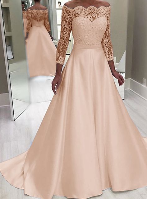 Ball Gown Off Shoulder, Formal Wedding Dresses, Gown Off Shoulder, Satin Bridal Gowns, Wedding Dresses Ball Gown, Cheap Wedding Dresses Online, Dresses Ball Gown, Mother Wedding Dress, Evening Dresses Cocktail