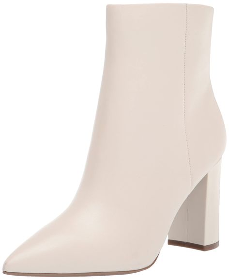 PRICES MAY VARY. Complete your look with this chic high heeled bootie. The Glorena has a pointy toe bootie, with clean lines to make this your go to bootie of the season. Pointed Toe Zipper Closure Imported Cream Colored Ankle Boots, Cream Boots Outfit, Pride Ideas, Pairing Ideas, Chic High Heels, Marc Fisher, Ankle Bootie, Clean Lines, Cream Color