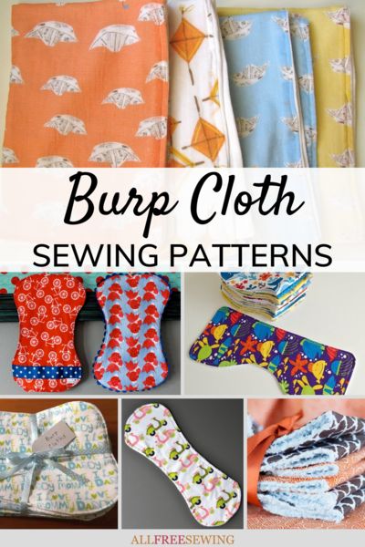 22 Free Burp Cloth Sewing Patterns pin Homemade Burp Cloths, Bundle Gifts, Diy Baby Shower Gift, Homemade Baby Gifts, Easy Sewing Projects For Beginners, Burp Cloth Patterns, Burp Cloths Diy, Boy Babies, Cloth Patterns