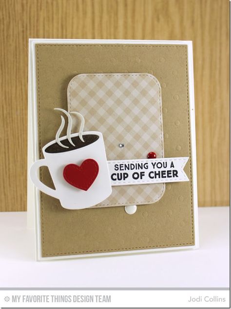 Hug In a Mug, Hot Cocoa Cups Die-namics, Stitched Fishtail Flags STAX Die-namics, Stitched Rounded Rectangle STAX Die-namics - Jodi Collins  #mftstamps Hot Cocoa Cups, Cocoa Cups, Cup Of Cheer, Sweet Sunday, Mft Cards, Coffee Cards, Mft Stamps, Encouragement Cards, Handmade Greetings