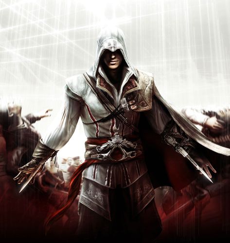 Ezio Assassins Creed, Assassin's Creed Ezio, Assassin's Creed Wallpaper, Assassins Creed Ii, Ezio Auditore, Rayman Legends, Japanese Art Samurai, Assassins Creed 2, Chibi Marvel