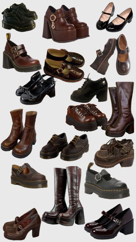 Mode Hippie, Dr Shoes, Earthy Outfits, Funky Shoes, Kleidung Diy, Aesthetic Shoes, Fall Fits, Modieuze Outfits, Swag Shoes