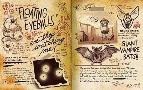 Journal 3 explains floating eyeballs.  Gravity Falls: Journal 3: Alex Hirsch, Rob Renzetti, Andy Gonsalves, Stephanie Ramirez: 9781484746691: Amazon.com: Books Gravity Falls Journal 1, Gravity Falls Book 3, Dipper E Mabel, Fallen Tv Series, Gravity Falls Book, Gravity Falls Wiki, Libro Gravity Falls, Gravity Falls Journal, Gravity Fall