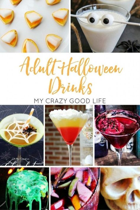 Halloween is fast approaching. No doubt you'll need some perfectly spooky ideas for Adult Halloween Drinks to have that party hopping! Halloween Alcohol, Halloween Themed Drinks, Spooky Halloween Desserts, Halloween Party Drinks, Halloween Food Dinner, Spooky Ideas, Halloween Punch, Halloween Drink, Scratch Recipes