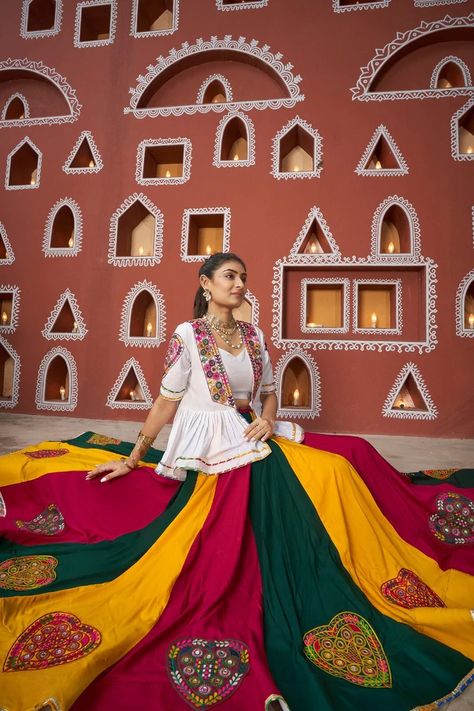 Lehenga Choli Collection – Inayakhan Shop Lehenga Choli With Jacket, Choli With Jacket, Mirror Work Choli, Garba Outfit, Navratri Lehenga, Choli Dress, Navratri Dress, Vibrant Outfits, Sequin Saree