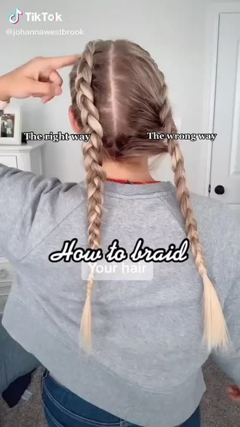 How To Braid, Girls Hairstyles Easy, Fesyen Rambut, Vlasové Trendy, Hair Braid Videos, Peinados Fáciles Para Cabello Corto, Hair Stylies, Hair Up Styles, Hair Stylist Life