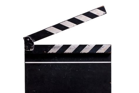 Clapperboard Aesthetic, Old Cinema, Front View, White Background, Acting, Personalized Items, Collage, Pins, White