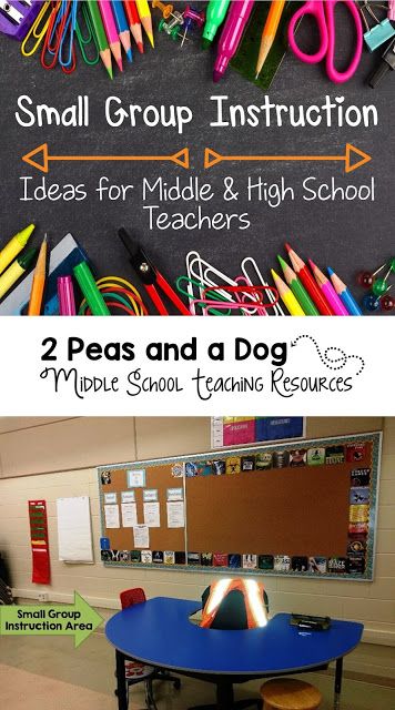 2 Peas and a Dog: Small group instruction looks different in every classroom - sometimes it is a structured intervention program, other times it is the teacher working with a small group of students on a focused task like guided reading or writing. Several great strategies are shared on how to make small group instruction meaningful in the secondary classroom. Ela Small Groups Middle School, Middle School Small Groups, Mtss Interventions High School, High School Classrooms, Dog Small, Secondary Classroom, Middle School Reading, Small Group Instruction, Instructional Strategies