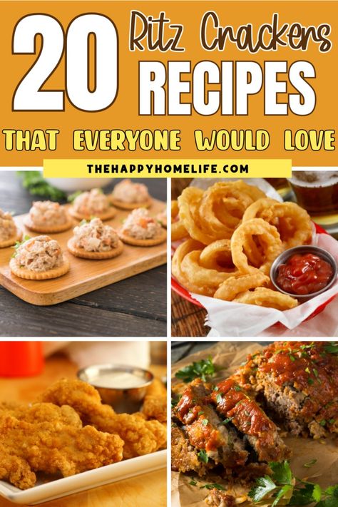 Take your snacking experience to new heights with our charming Ritz Cracker recipes! Things To Do With Ritz Crackers, Recipe Using Ritz Crackers, Ritz Bitz Recipes, Recipes With Ritz Crackers Desserts, What To Make With Ritz Crackers, Ritz Cracker Recipes Dinners, Leftover Cracker Recipes, Snacks Using Ritz Crackers, Recipes Using Crackers