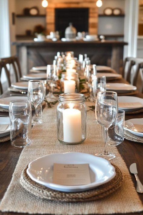 Simple Table Decor For Thanksgiving, Simple Thanksgiving Place Settings, Thanksgiving Table Ideas Place Settings, Thankgiving Setup, Thanksgiving Table Place Settings, Thanksgiving Tablescapes Elegant, Thanksgiving Tablescapes Simple, Thanksgiving Table Setup, Thanksgiving Table Setting Ideas