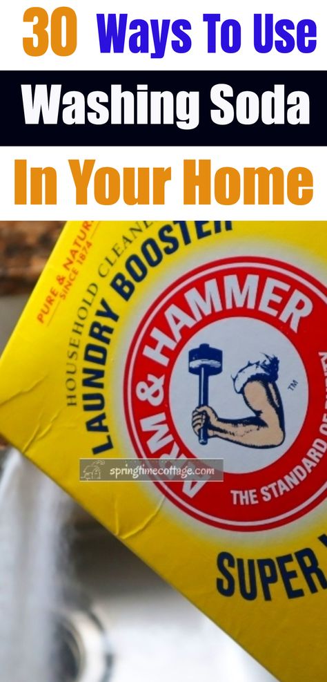 Arm And Hammer Super Washing Soda, Cleaning With Hydrogen Peroxide, Borax Cleaning, Baking Soda Cleaning, Washing Soda, Washing Laundry, Baking Soda Uses, Natural Cleaners, Hydrogen Peroxide