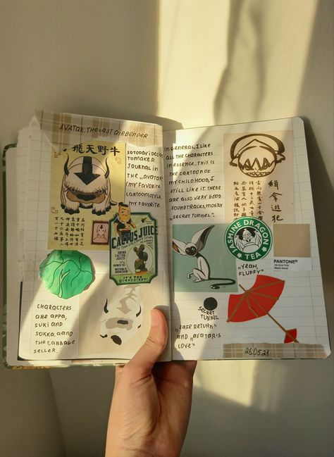 Avatar Scrapbook, Avatar The Last Airbender Sketch, Avatar The Last Airbender Diy, Avatar Journal, Avatar The Last Airbender Drawings, Avatar Doodle, Bullet Journal Legend, Avatar The Last Airbender Aesthetic, Appa Avatar