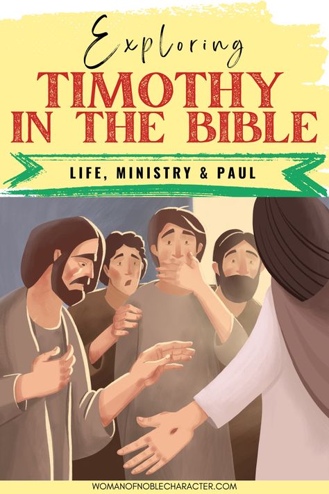 A look at the life, family, and ministry of Timothy in the Bible. We'll also examine his relationship with Paul and lessons we can learn from him. So who was Timothy in the Bible? Let's learn together! Timothy Bible, Sermon Illustrations, Childrens Sermons, First Meet, Bible Resources, Study Resources, Bible Stories For Kids, Bible Illustrations, Bible Study Verses