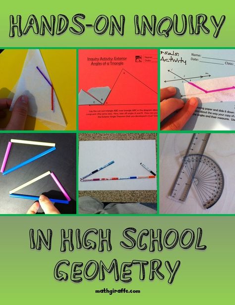 Using Hands-On Inquiry in High School Geometry Pangea Puzzle, High School Geometry, Teaching Geometry, Puzzle Activity, Geometry High School, Geometry Activities, Online High School, Math Education, Stem Challenge