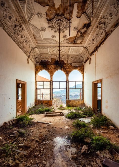 James Kerwin, the images in Lebanon; a Paradise Lost    Triple by pass © James Kerwin Cottagecore Town, Lebanese Aesthetic, Turkish Bath House, Urban Ruins, Apple Arcade, Abandoned Mansion, Cinema Art, Paradise Lost, Mood Images