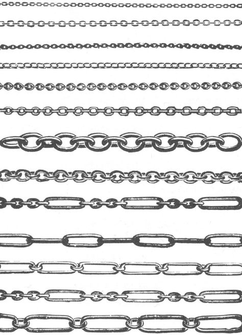 chain How To Draw Chains, Barbed Wire Tattoos, Chain Tattoo, Jewelry Design Drawing, Tattoo Bracelet, Jewelry Drawing, Jewellery Sketches, Cover Art Design, Tattoo Outline