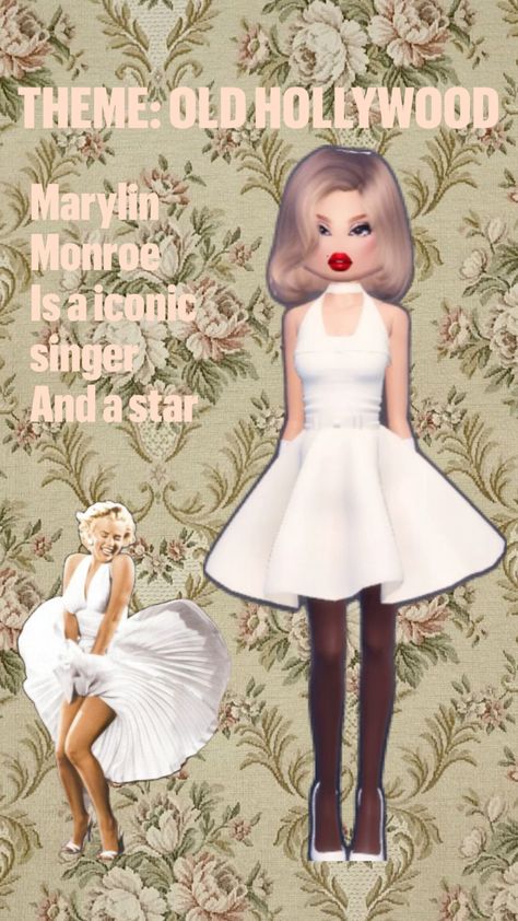 @slaygurl💗💞💕💓 Marylin Monroe Dress, Music Festival Dress, Old Hollywood Theme, Old Hollywood Dress, Cute Family Pictures, Monroe Dress, Hollywood Dress, Hollywood Theme, Theme Dress