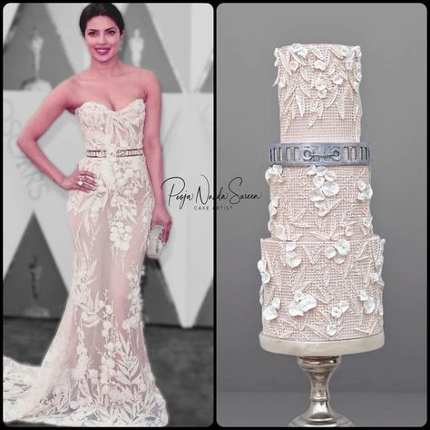 Pooja Nanda Sareen on Instagram: "Couture Cake Tutorial I did for Cake Master Magazine issue 8   The theme given was Hollywood and I choose our very own Indian beauty @priyankachopra I tried my best to replicate her dress. Thank you so much @cakemasters for always trusting and giving me this wonderful opportunity. . . . #cakes #caketutorial #couturecakes  #cakeart #caketechniques #cakesofinstagram #fashioncake #sugarfanciesbypooja" Contemporary Cake, Ideas Bodas, Fashion Cake, Girly Cakes, Cake Artist, Couture Cakes, I Tried My Best, Sprinkle Cake, Fashion Themes