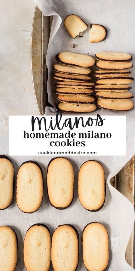 Milano Cookie Recipe, Milano Cookies, Stroopwafel, Quit Drinking, Lost 100 Pounds, Homemade Snacks, Baking Sweets, I Quit, Eat Dessert